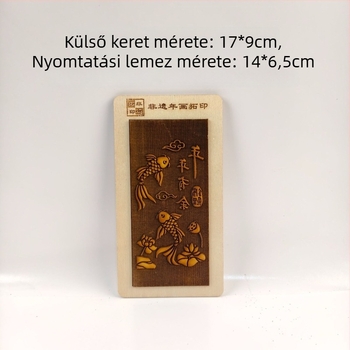 Fafaragott nyomtatóforma áldáskifejező karakterekhez – DIY dekoráció vörös borítékhoz, immateriális kulturális örökség, óvodai tevékenység