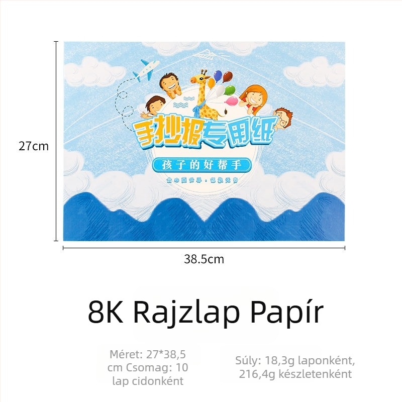 A4/A3 vázlatpapír 8K kézírásos újság sablonnal – Kaligráfia gyakorlására, Tiechen márka, Anyag: Papír, Import: Nem, IP: Nem
