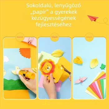 Origami papír — Többszínű kézzel készített lapok, Márka Deli, Modell 83633, Anyag: Papír, Típus: kézíráscímke, Oldalanként címkék: 100