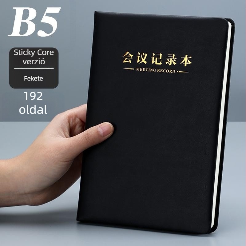 Notebook Changyu Stationery műbőr borítóval, ragasztó kötés, Daolin papír 80 g, 200–300 oldal, üzleti iroda stílus