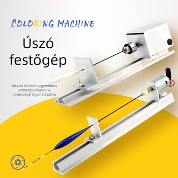 Horgász úszók szín- és festékgépe, méhviasz gép, eszterga és úszógyártó eszköz