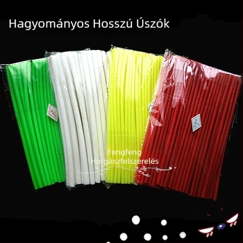 Hétcsillagos úszó EVA-testtel, hosszú szárú, hagyományos tollcső imitációval