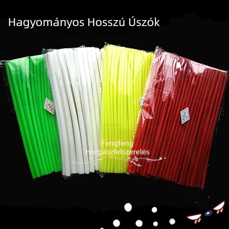 Hétcsillagos úszó EVA-testtel, hosszú szárú, hagyományos tollcső imitációval