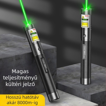 Huister H10 lézer pointer, 532 nm, akkumulátor 18650/16340