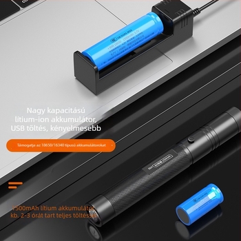 Huister H10 lézer pointer, 532 nm, akkumulátor 18650/16340