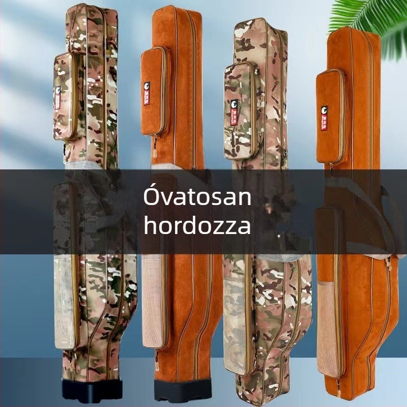 Tengeri horgász táska MEILUOLIN | Vászon, vízálló, csalit, damilt, bot és orsó tárolására (Anyag: Vászon; Vízállóság: Igen; Funkciók: Csali, damil, bot és orsó tárolására)