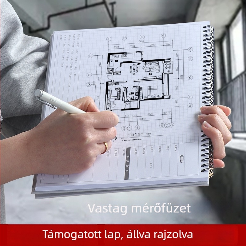 Belsőépítészeti tervezéshez mérőfüzet — Wen Zhe, modell 20230330 • 80 oldal • Nevin Paper Weight: 120 • Testreszabás: Igen