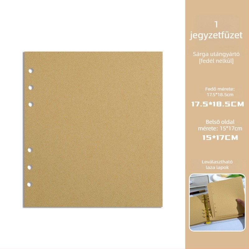 Égzetfüzet PVC borítóval, gyűrűs kötés, dupla offset papír, 80 g/m², kreatív stílus