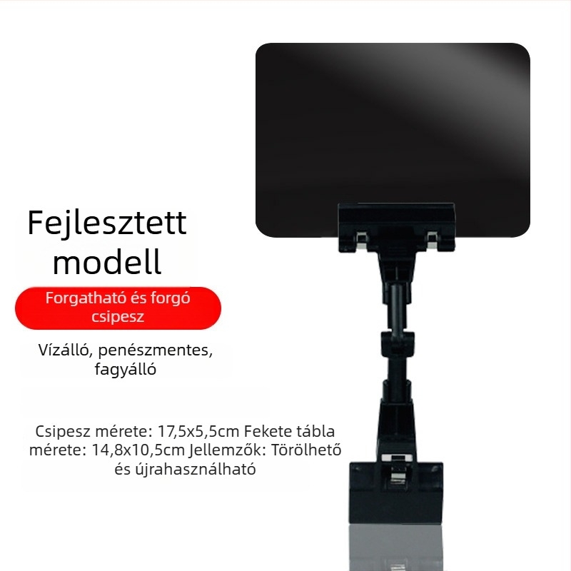 PVC árcédulás tábla friss zöldségekhez, vízálló és törölhető (kézzel írt ár)