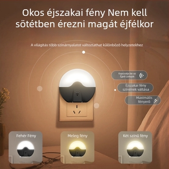 Univerzális távvezérlő hangvezérléssel IR/RF készülékekhez – USB csatlakozó, legfeljebb 10 m hatótávolság, éjjeli fény