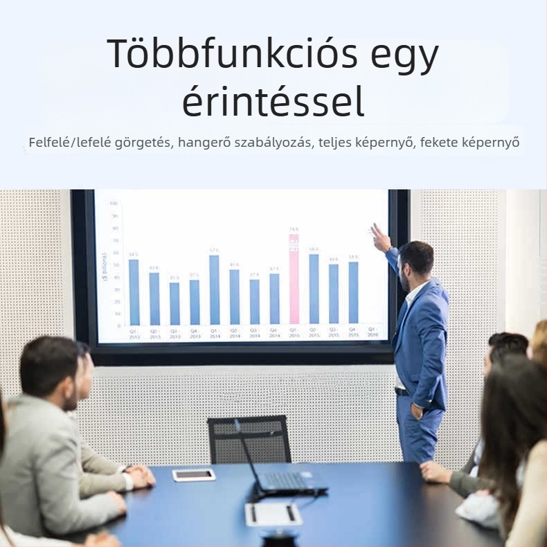 PPT távvezérlő gyűrű PT20 a Pippi Tribe-tól prezentációkhoz – oldalak léptetése, hangerő szabályzás, projektor irányítás