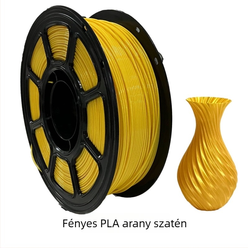 PLA selyemfilament 3D nyomtatókhoz, kerek keresztmetszet, 330 m hossz, nagy szilárdság