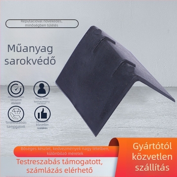 Háromoldalú PVC sarokvédő kartonhoz és fa lemezekhez — testreszabható