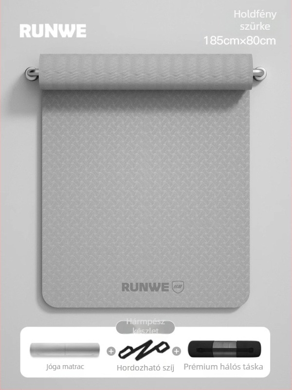 Jógamatrac, TPE anyag, vastagság 8