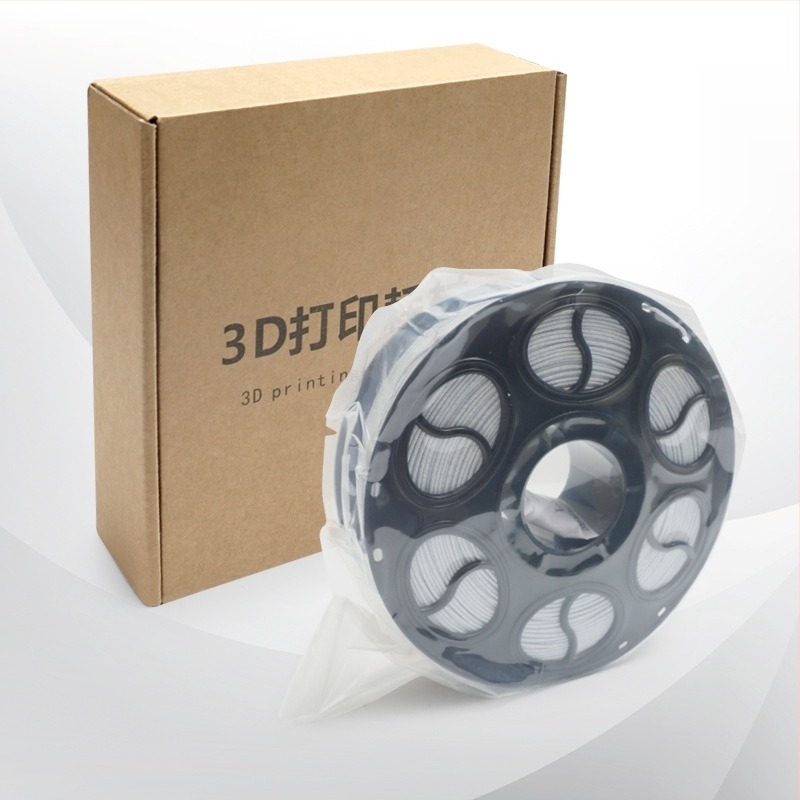 PLA filament 3D nyomtatáshoz — selyem márvány minta, kör keresztmetszet, korong alakú megjelenés