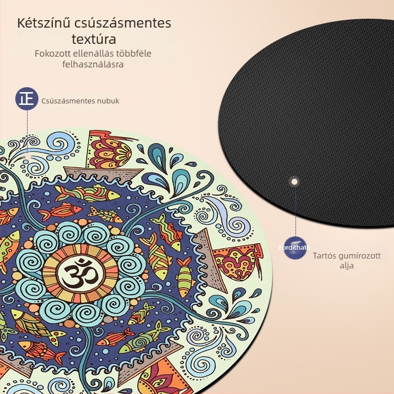 Nagoudi jóga matrac — gumi, vastagság 1/3/5 mm, tömeg 500 g, testreszabható feldolgozás, Eredet: Hangzhou