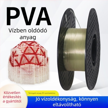 Emile PVA vízoldható támogatói filament 3D nyomtatáshoz, 500 g, PVA anyag