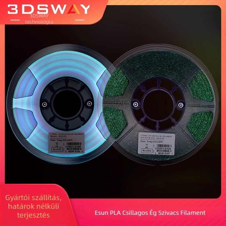 PLA filament 3D nyomtatáshoz, világító, 1 kg