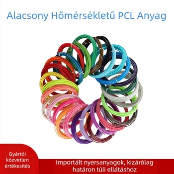 PCL-filament 3D tollhoz, fényes, alacsony hőmérséklet, átmérő 1.75 mm, pontosság 0.01 mm