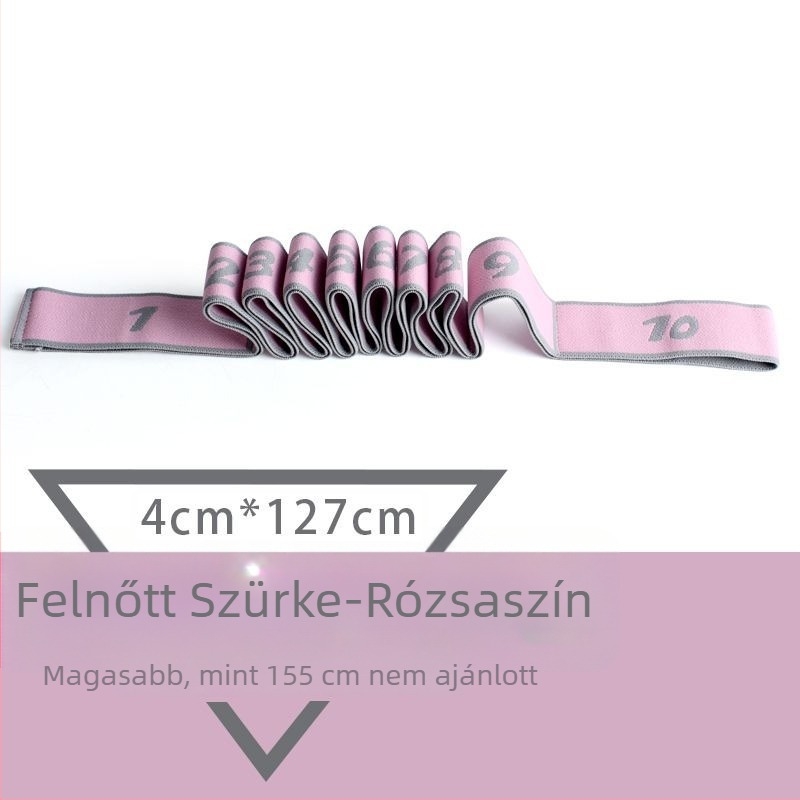 Fenzhi rugalmas hát- és vállnyújtó szalag – szegmentált jóga/pilátesz ellenállás szalag