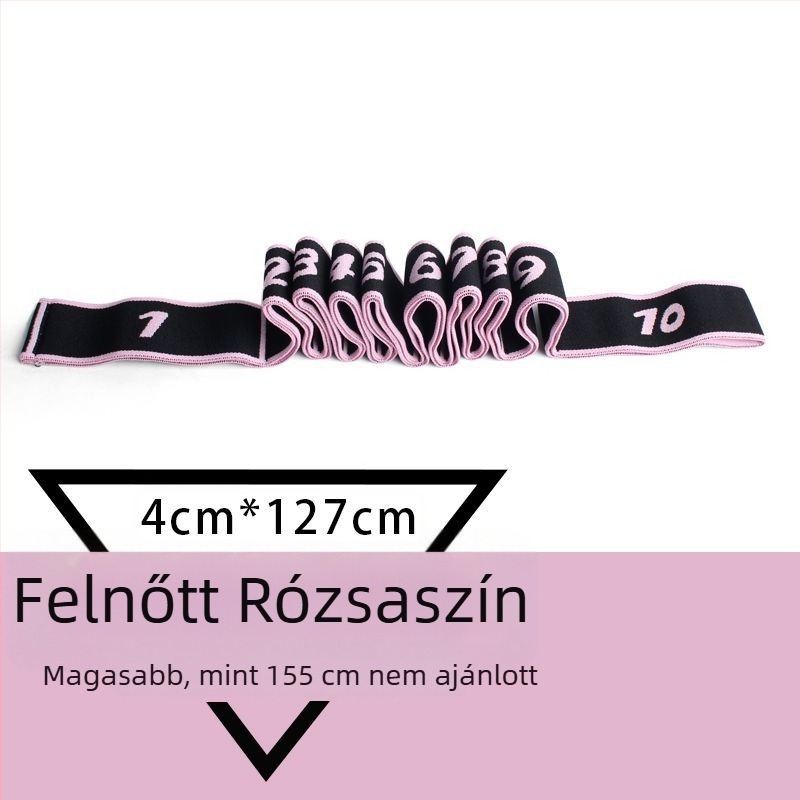 Fenzhi rugalmas hát- és vállnyújtó szalag – szegmentált jóga/pilátesz ellenállás szalag