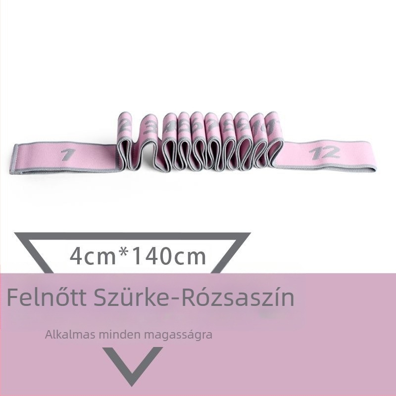 Fenzhi rugalmas hát- és vállnyújtó szalag – szegmentált jóga/pilátesz ellenállás szalag