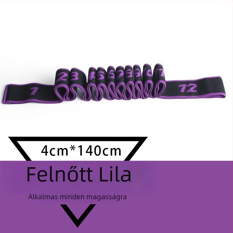 Fenzhi rugalmas hát- és vállnyújtó szalag – szegmentált jóga/pilátesz ellenállás szalag