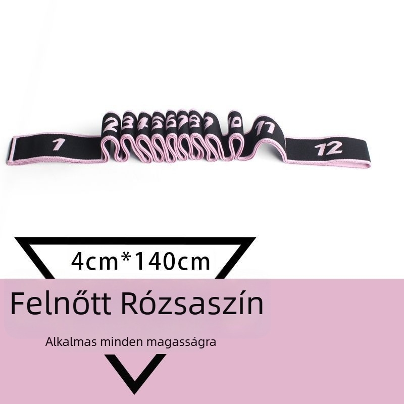 Fenzhi rugalmas hát- és vállnyújtó szalag – szegmentált jóga/pilátesz ellenállás szalag