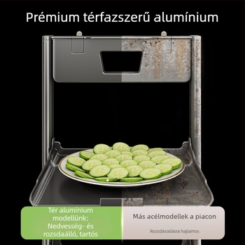 Suction Cup konyhai falra szerelhető előkészítő polc, több rétegű, összecsukható edény rendező