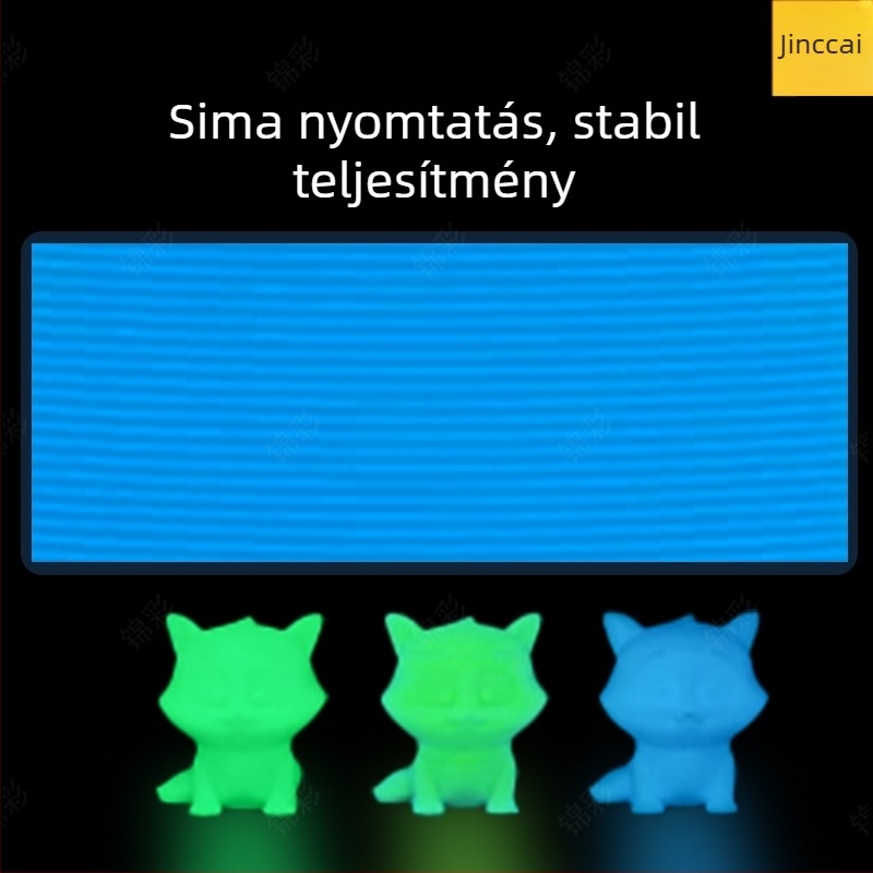 PLA 3D nyomtatóanyag, 1,75 mm filament, FDM, univerzális nyomtató-kompatibilitás, nagy sebesség