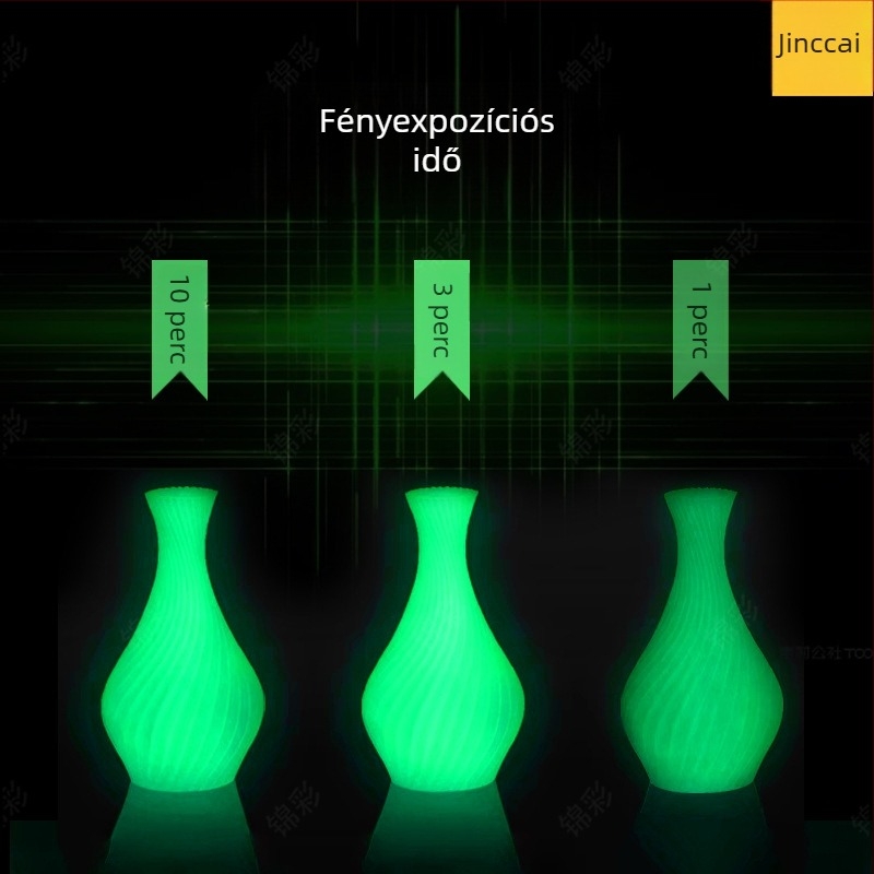 PLA 3D nyomtatóanyag, 1,75 mm filament, FDM, univerzális nyomtató-kompatibilitás, nagy sebesség