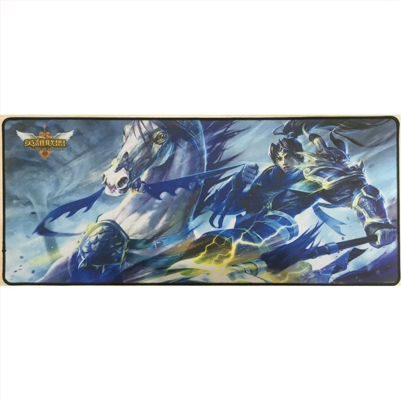 Nagy világító gaming egérpad szilikon csuklótámasz, rendellenes alakú, kétoldalas, gumi, 260×210×2 mm