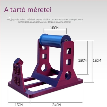 Univerzális filament tartó 3D-nyomtatókhoz — 1–3 kg tekercs kapacitás, PETG anyag, 380 g súly
