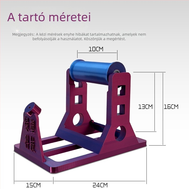 Univerzális filament tartó 3D-nyomtatókhoz — 1–3 kg tekercs kapacitás, PETG anyag, 380 g súly