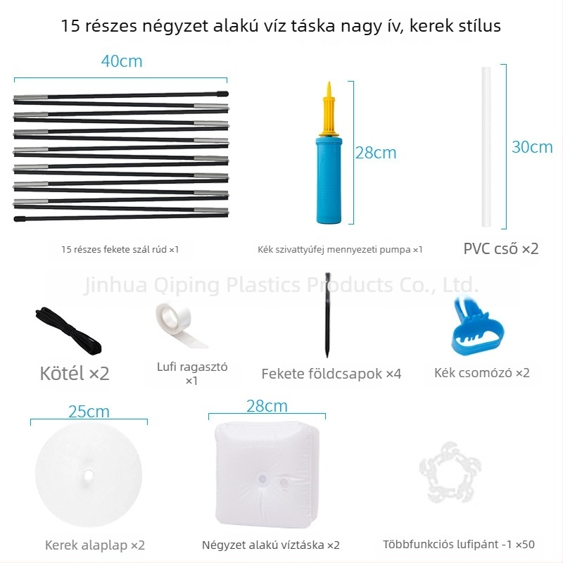 Vízben töltött ív alap – Vasművészeti ív Xiyouji, esküvőkre és rendezvényekre