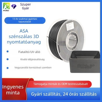 Pinrui ASA-CF szénszálas 3D nyomtató filament, kör keresztmetszet, 1 kg