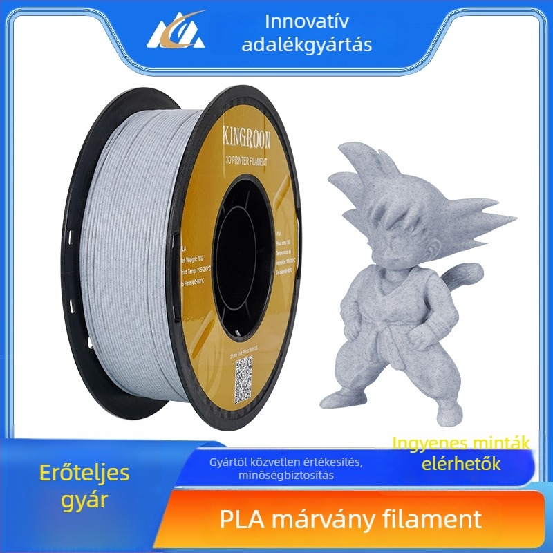 PLA márványfilament 3D nyomtatókhoz, átmérő 1,75 mm, 1 kg, márka Chuangzhi