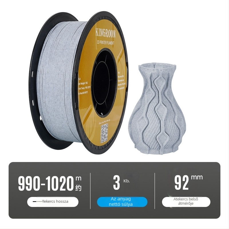 PLA márványfilament 3D nyomtatókhoz, átmérő 1,75 mm, 1 kg, márka Chuangzhi