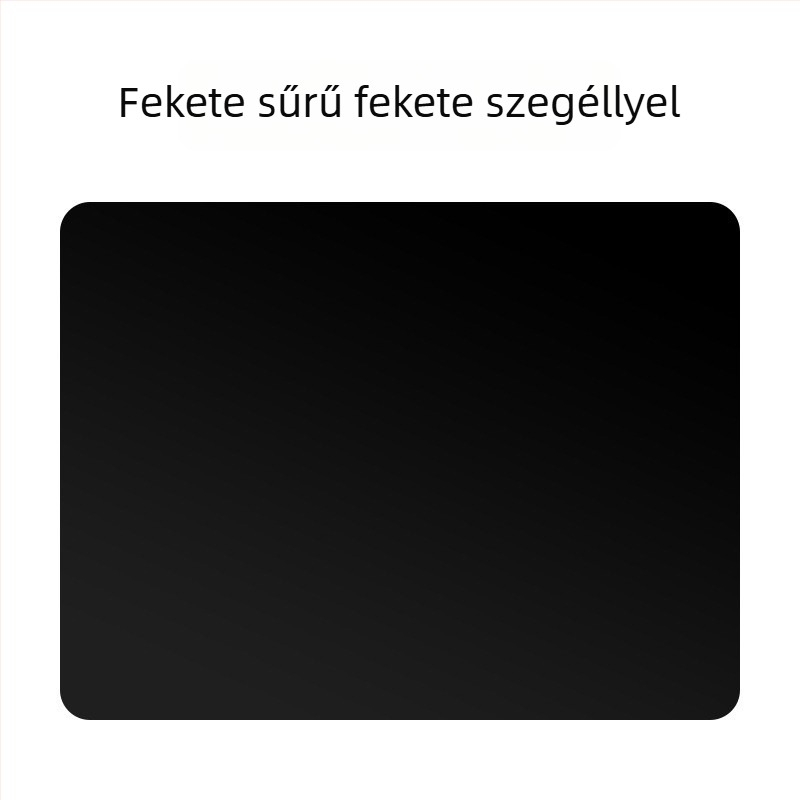 Egyszínű, vastított egérpad szegélyzárással, irodai és gaming felhasználásra, puha csuklótámasz a számítógéphez