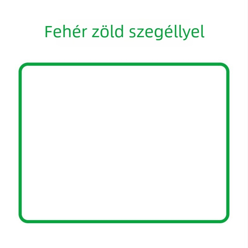 Egyszínű, vastított egérpad szegélyzárással, irodai és gaming felhasználásra, puha csuklótámasz a számítógéphez