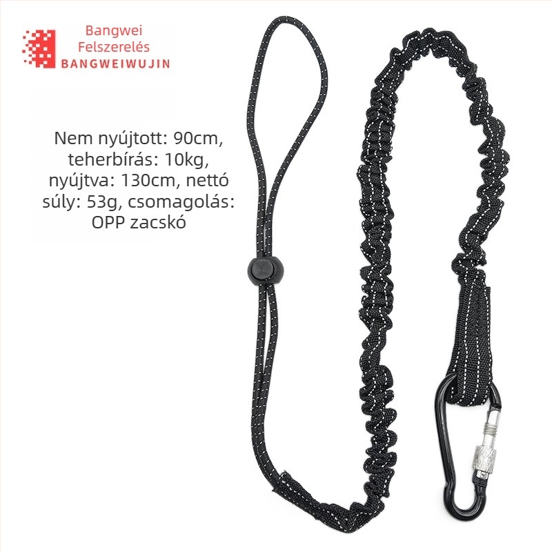 Biztonsági kötél – poliszter, automatikusan visszahúzódó esés elleni kötél magasságban végzett munkához