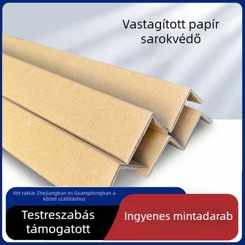 L alakú sarokvédő kraft papírból, megerősített és vastagított, élek védelme