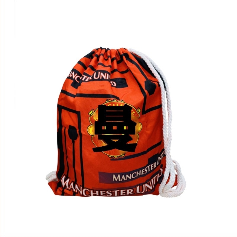 Gabardin anyagú húzós táska logónyomtatással, testreszabható, Ball strange márka, futball rajongóknak Chelsea, Arsenal és AC Milan