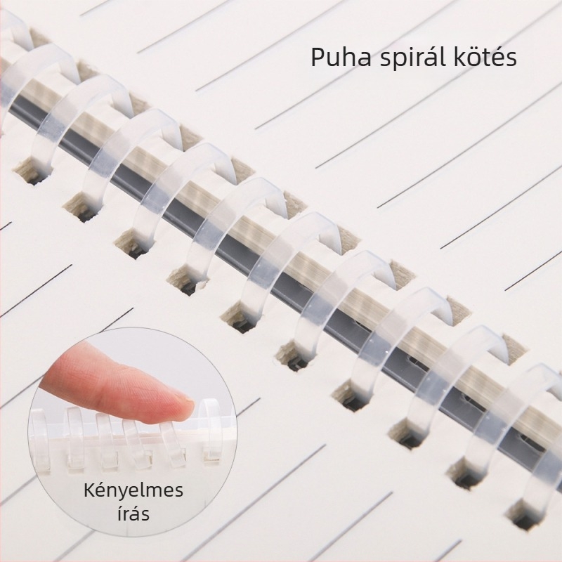 Kreatív dizájnnal jegyzetfüzet, spirál kötés, PP borító, Dowling papír 80 g, 50–100 oldal