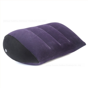 Felfújható háromszög alakú párna PVC flock bevonattal – Modell: Háromszög párna, Stílus: Ölelést, Hátsó- és lábtámasz, Súly: 80