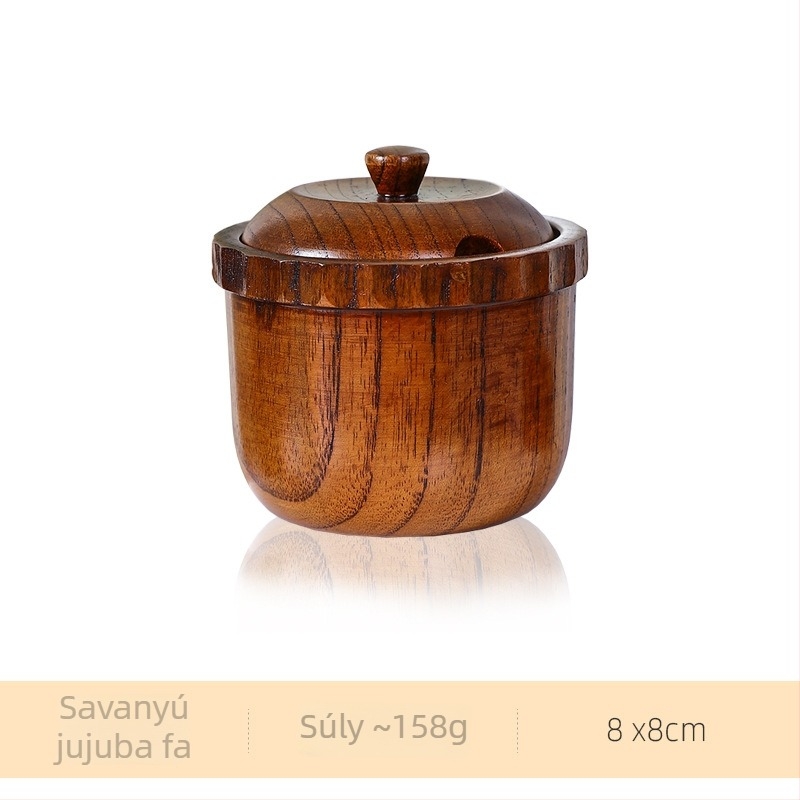 Detomate Japán-stílusú retro fa készlet – folyékony ízesítők üvegek, logó nyomtatás és személyre szabás
