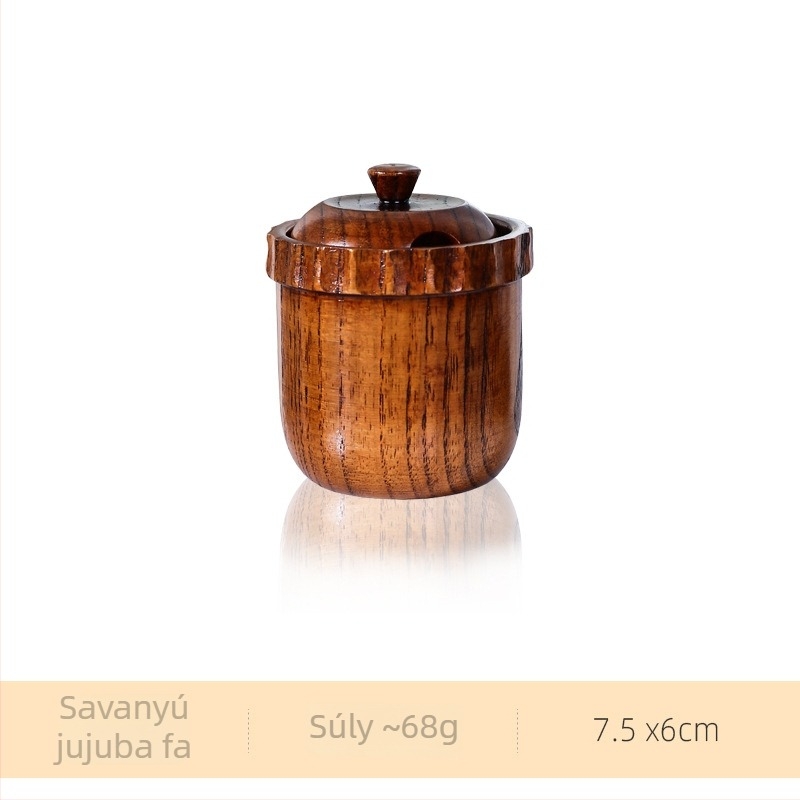 Detomate Japán-stílusú retro fa készlet – folyékony ízesítők üvegek, logó nyomtatás és személyre szabás