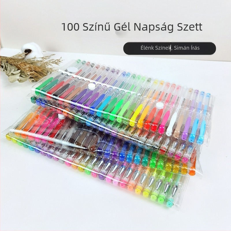 Xinliang Színes Vízfestő Tollkészlet, sorozat Color Water Pen, műanyag ház, nem törölhető heg, heg anyaga: egyéb anyagok.