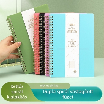 Wende notesz PVC borítóval, laza lapokkal kötve, Dowling papír, 100–200 oldal