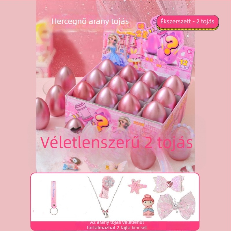 Aranytojásos vakdoboz gyerekeknek - játék (Anyag: Egyéb; Márka: Unique; Specifikációk: Különböző; Ellenőrzési mód: Egyéb; Csomagolás: Egyéb)